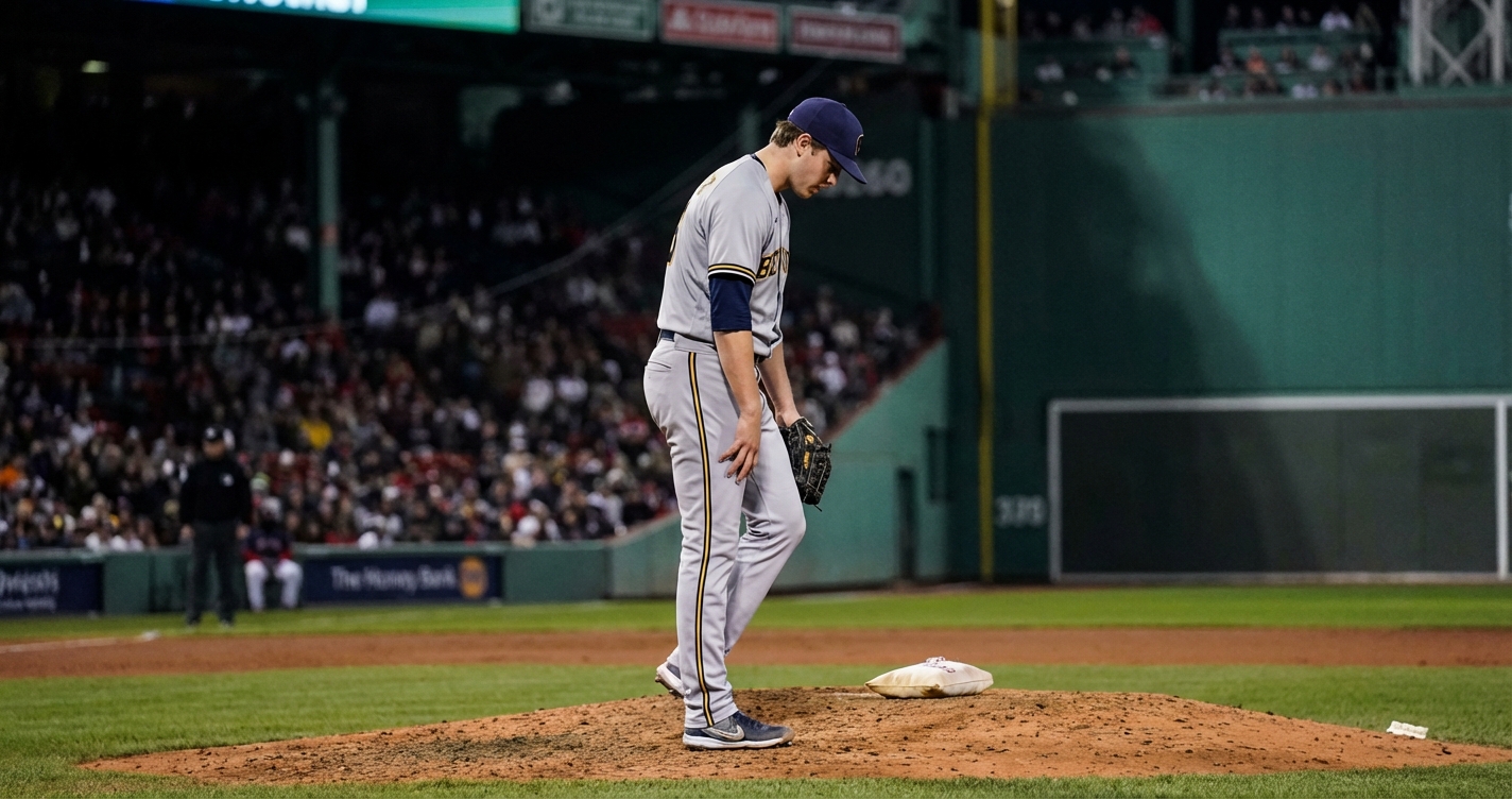Brewers’ 24-Year-Old Flamethrower Strikes Out 10—Then Walks 3 Straight As All 3 Score In 6th Inning Collapse