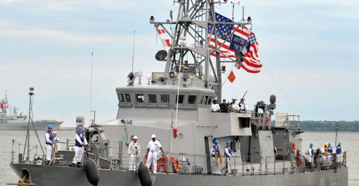 Cyclone-class coastal patrol ship USS Hurricane PC-3 in 2012 by Homer Beck