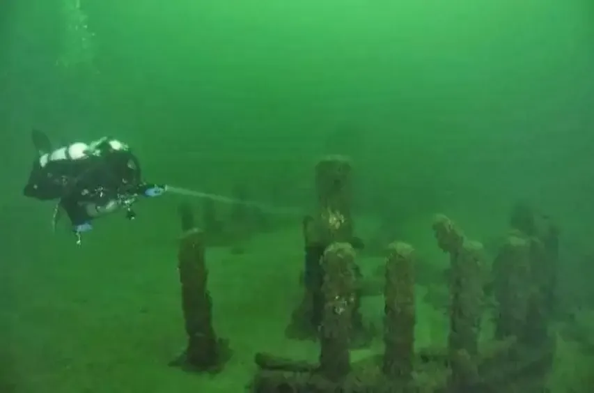 year-old Stonehenge-like monument discovered in Lake Michigan by Kathy Tuggle