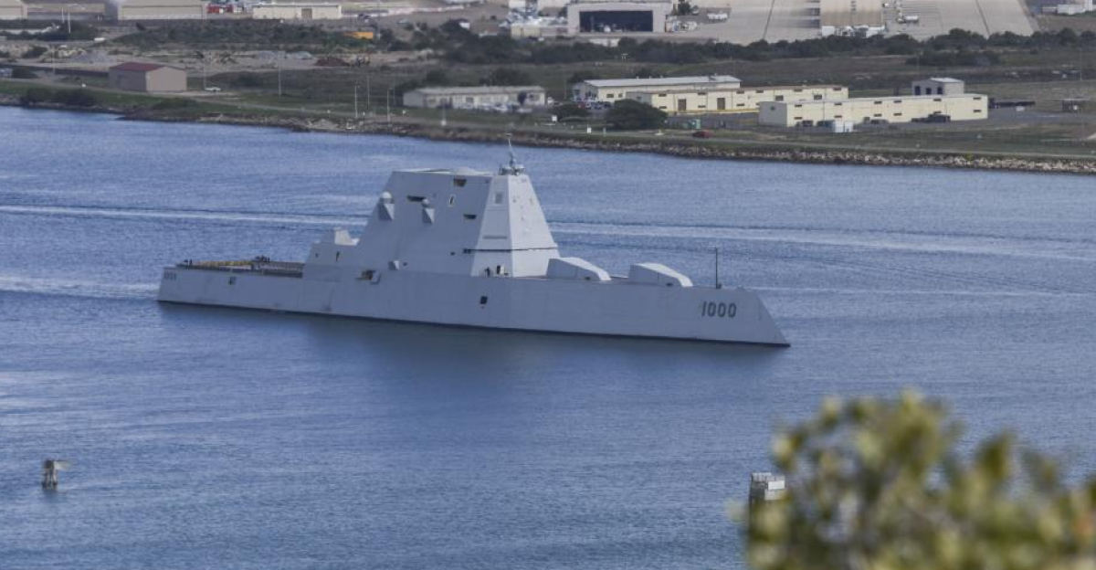 190308-N-ZZ513-1029 SAN DIEGO (March 8, 2019) The Guided-missile destroyer USS Zumwalt (DDG 1000) departs San Diego as part of an operational underway. The milestone demonstrates the U.S. Navy’s commitment to advancing the lethality of its surface combatants by integrating cutting-edge technologies in Zumwalt’s combat systems, weapons, and engineering plants. (U.S. Navy photo by Mass Communication Specialist 2nd Class Natalie M. Byers) by Charlie Bravo