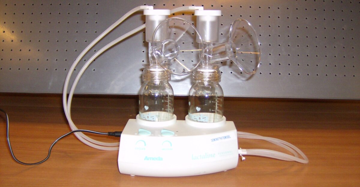 ameda lactaline personal breast pump breastfeeding breast milk expression