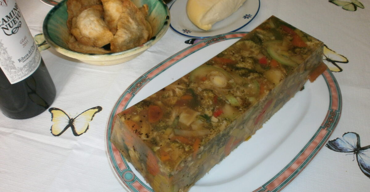 Aspic de verduras