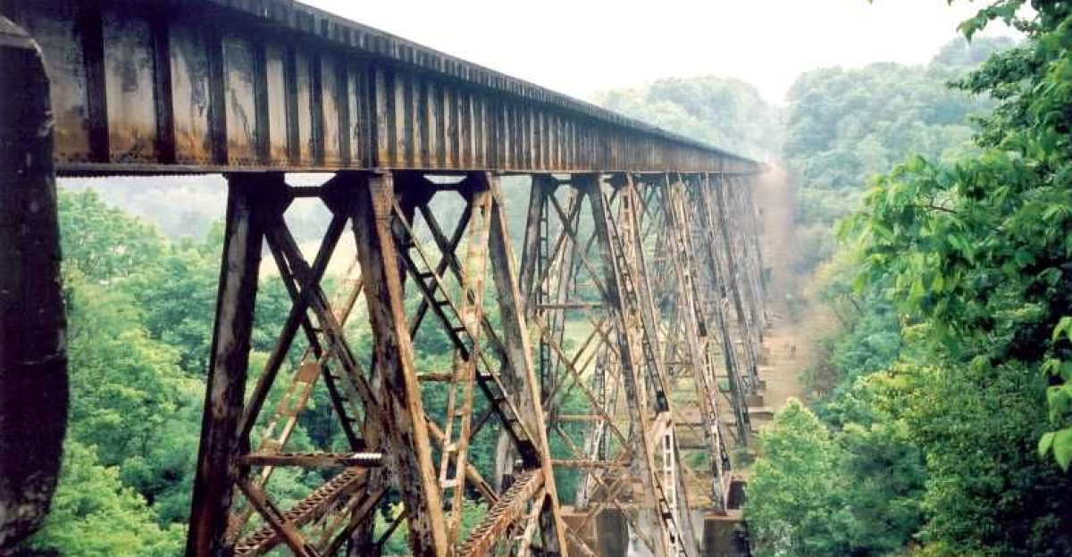 Pope Lick Bridge, Kentucky. by ryn mcl