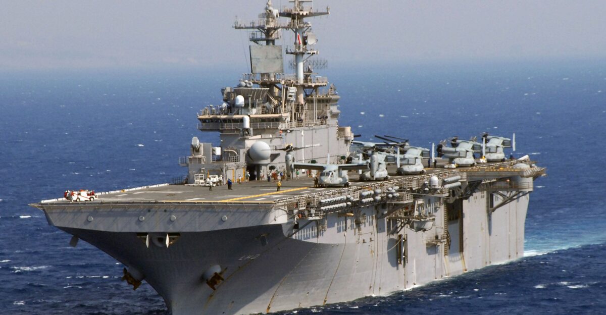 USS Wasp LHD-1 My dad was on this ship by Ellen Windschitl