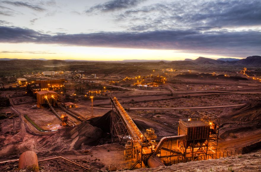 There are 400 natural resources projects taking place in Australia worth about 450 billion dollars This pic - Iron Ore mining Pilbara Region Western Australia by A B Keuser