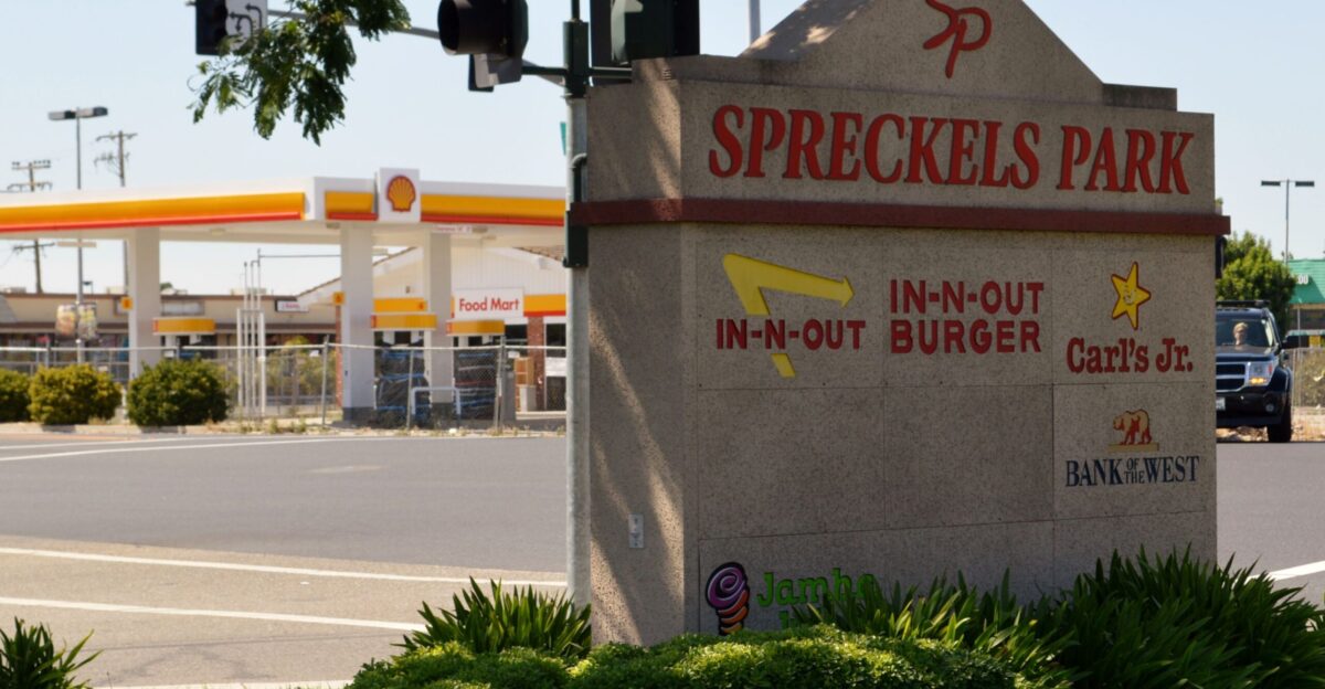 This sign and a street named Spreckels Drive in Manteca are the only evidence of the Spreckels Manteca Sugar Beet Plant Another one of my regular stops back with the beet growers association now is the location of big box stores fast food and an industrial park by Steven Beckley