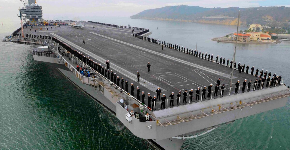 USS Gerald R Ford CVN-78 by Julio Costa