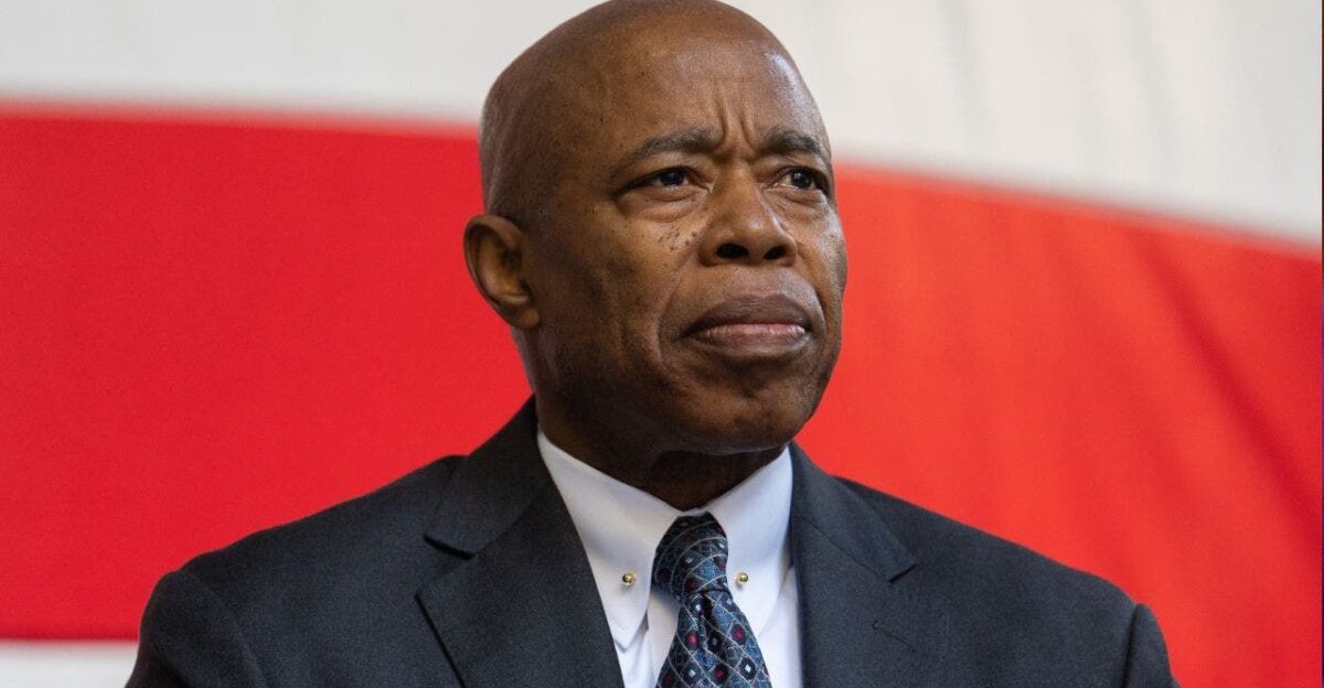 New York Mayor Eric Adams accosted by irate passenger on flight F- you by Dab Dan