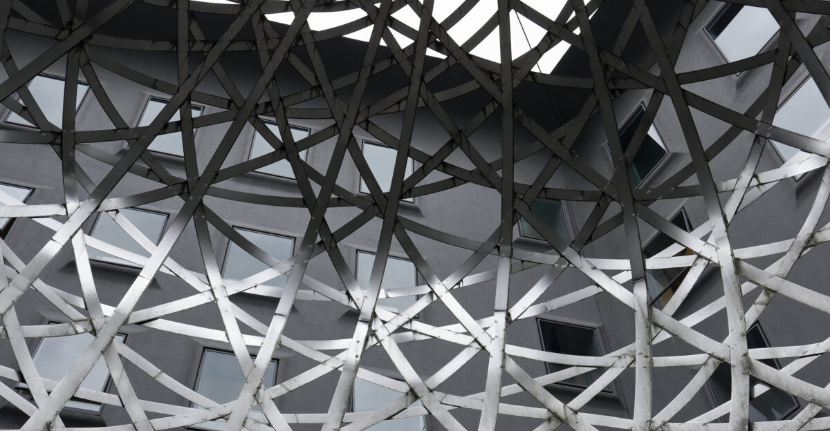 Munich shopping mall F nf H fe Detail of Sphere by Olafur Eliasson