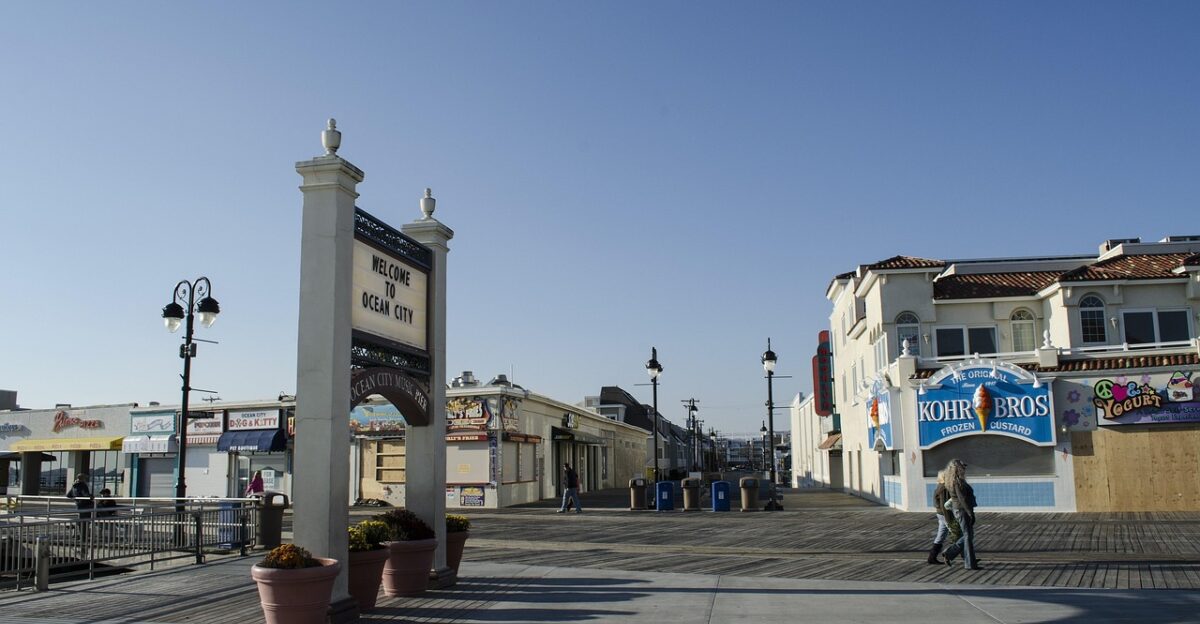 ocean city new jersey beach boardwalk ocean jersey new atlantic nature travel town