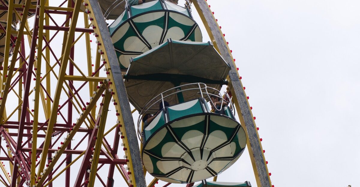 ferris wheel amusement park fun funfair theme park ride attraction