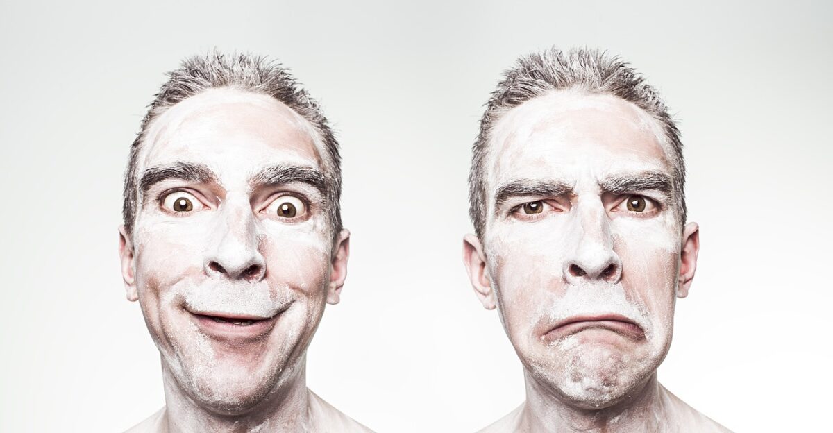 emotions man happy sad face adult male people delighted disappointed expression make-up very happy very sad person weird crazy funny portrait guy look human expressive skin grimace snoot mops and mows smile frown mad hair eyes mouth nose ears contrast emotions man man man happy happy happy sad sad face face people people weird crazy funny funny funny funny funny smile smile mad