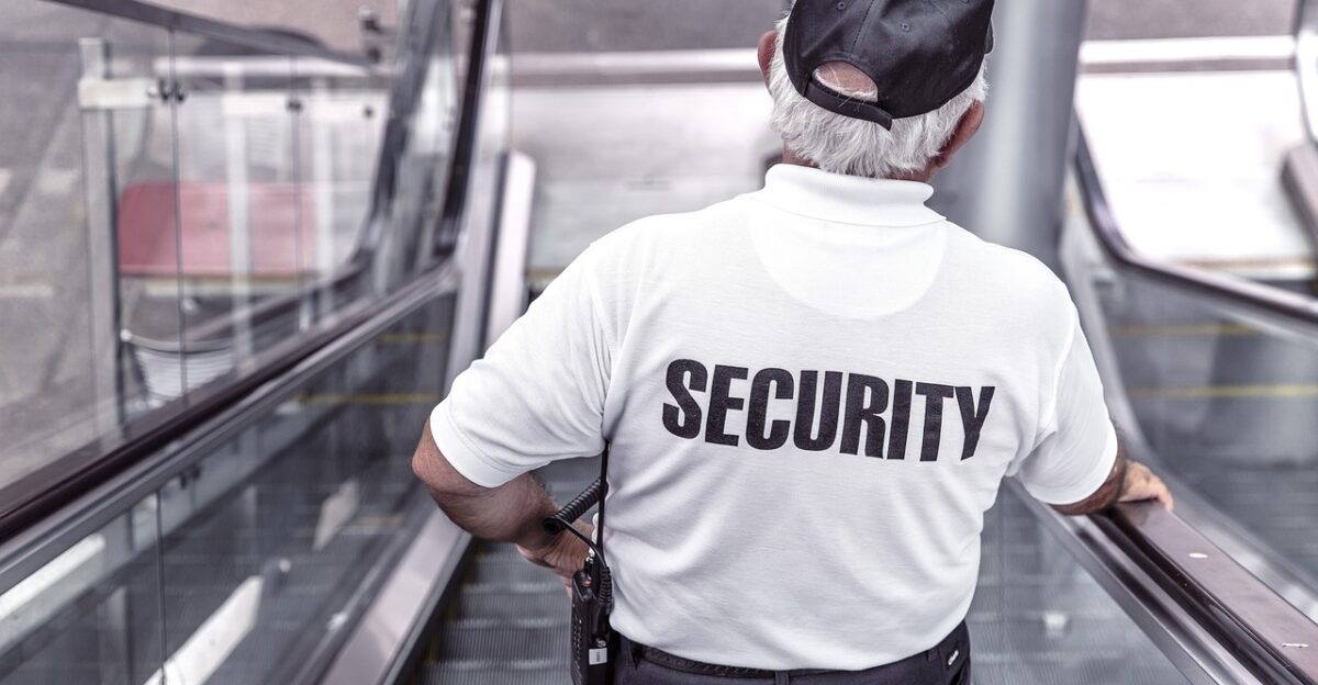 security man escalator police guard officer surveillance control monitoring safety uniform back view security security security security security police safety