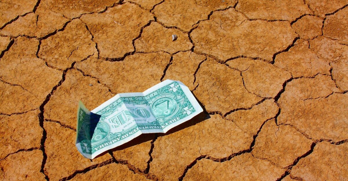 dollar desert nature usa arizona cash money crash recession
