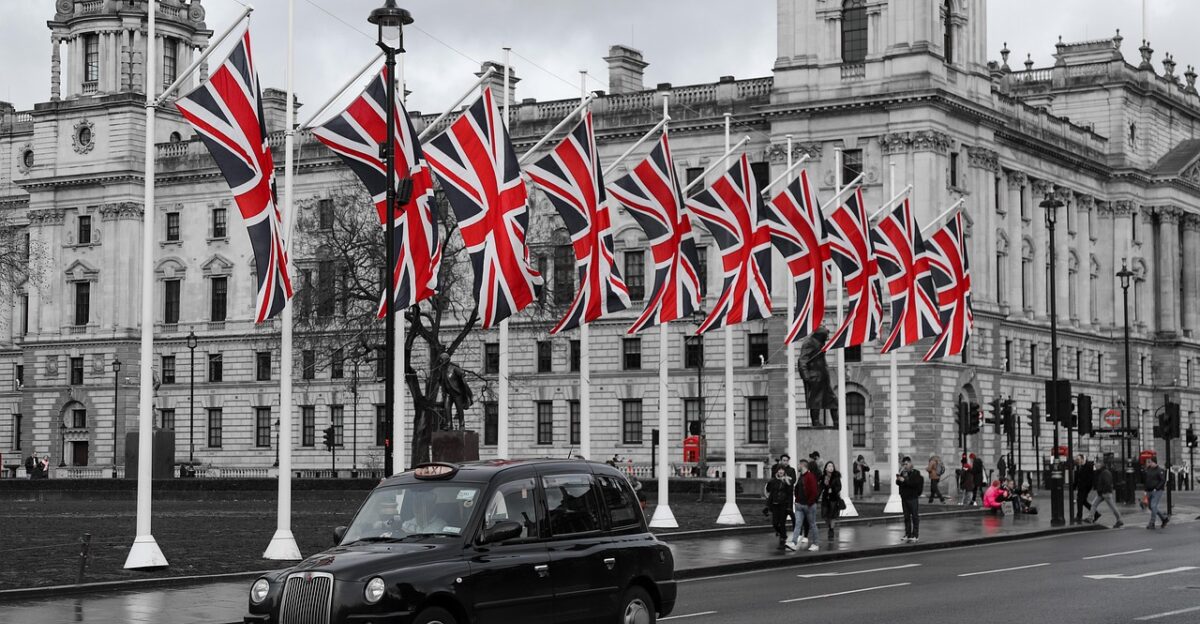 uk england flag british flag taxi london british