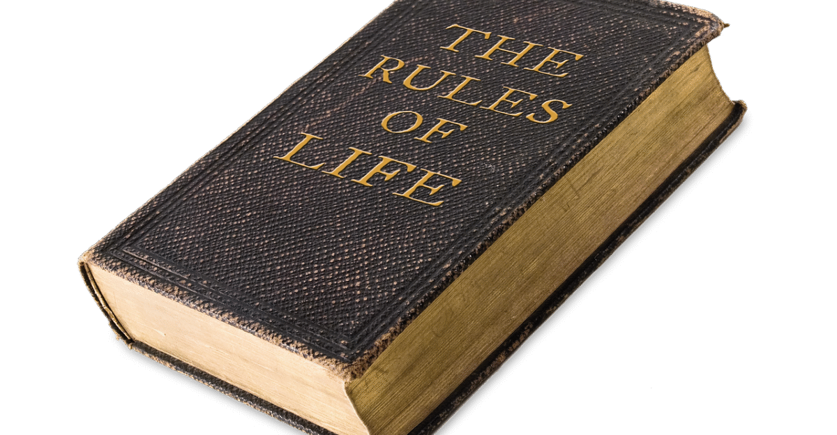 life rules book rules of life rule book the rules of life tome rules rules rules rules rules rule book