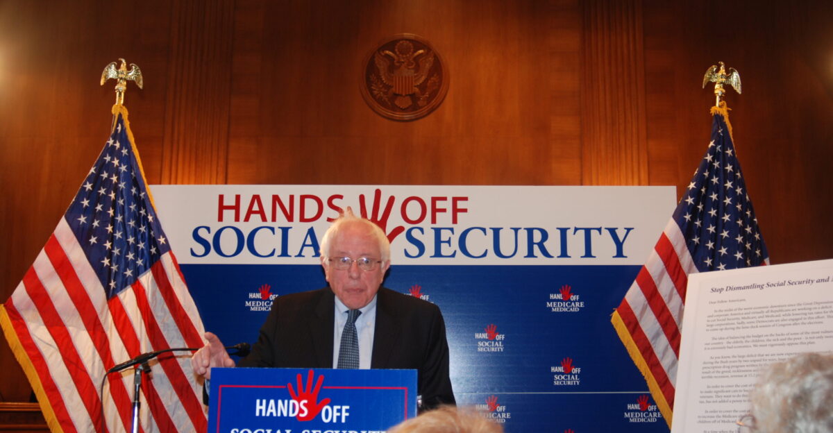 The 2012 elections are over but the battle for our economic security is just getting started CEOs from some of America s biggest and least-taxed corporations are working in secret to unleash a plan to cut our Social Security system Medicare and Medicaid in the lame duck session of Congress That s why we re teaming up with progressive champion Senator Bernie Sanders and allies from across the progressive movement to fight back and protect our Social Security Medicare and Medicaid On Thursday November 15 2012 in the Dirksen Senate Building we heard advocates members of Congress and people sharing personal stories on the importance of these programs