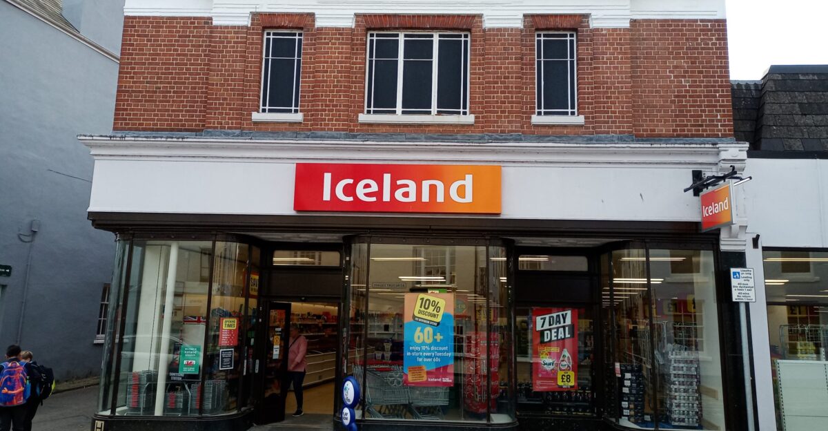 Iceland Former Woolworths Store Grade II listed building in Monmouth Situated on the northern corner of Agincourt Square on the junction with Priory Street