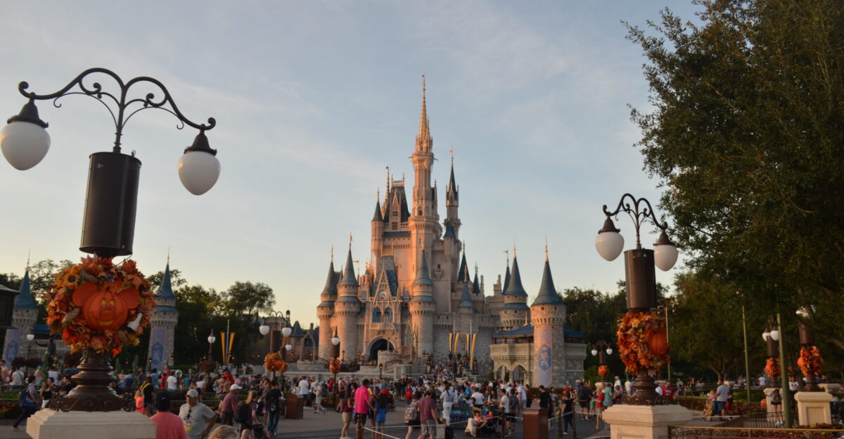 Magic Kingdom decorated for Halloween in October 2019