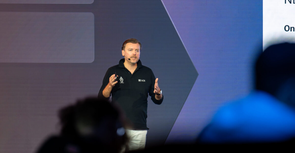 Monty Metzger CEO at LCX Keynote Speech at Crypto Summit Conference Dubai 2024