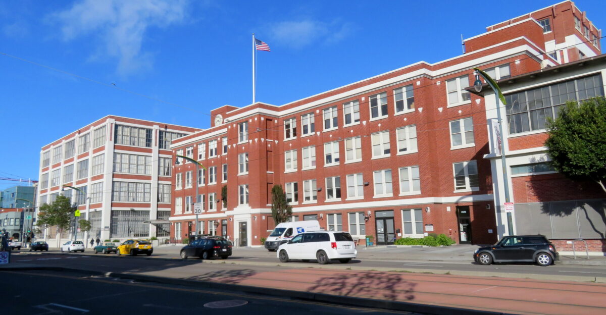 The north building of American Industrial Center in February 2019