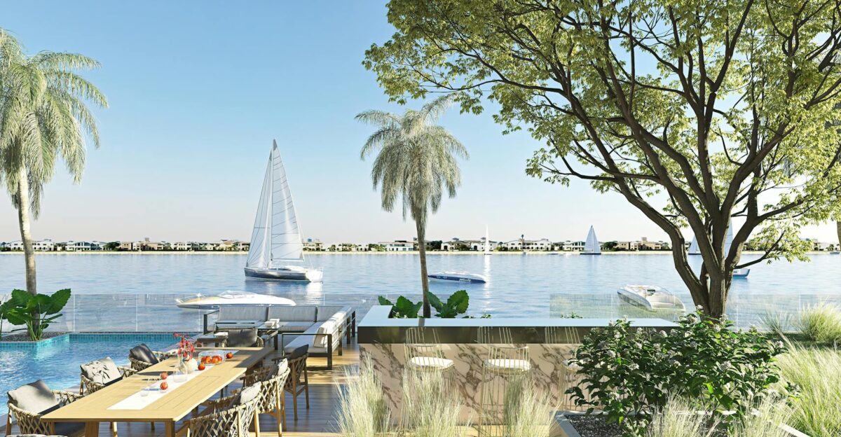 Elegant terrace overlooking marina with boats ideal for vacations and relaxation