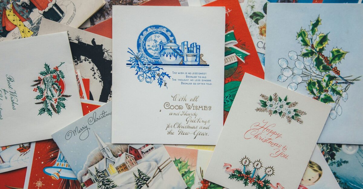 pile of greeting cards
