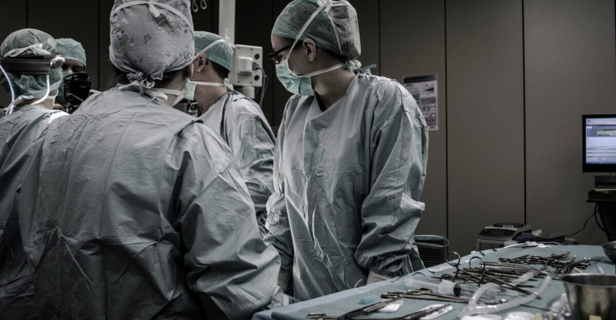 medical professionals working