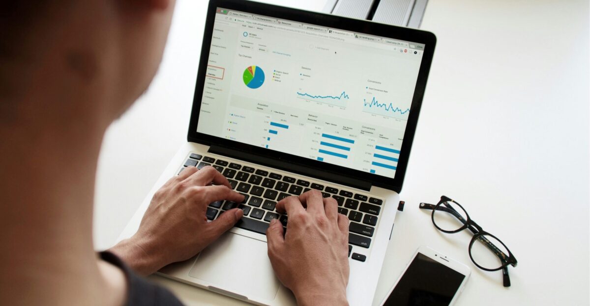 person using MacBook Pro