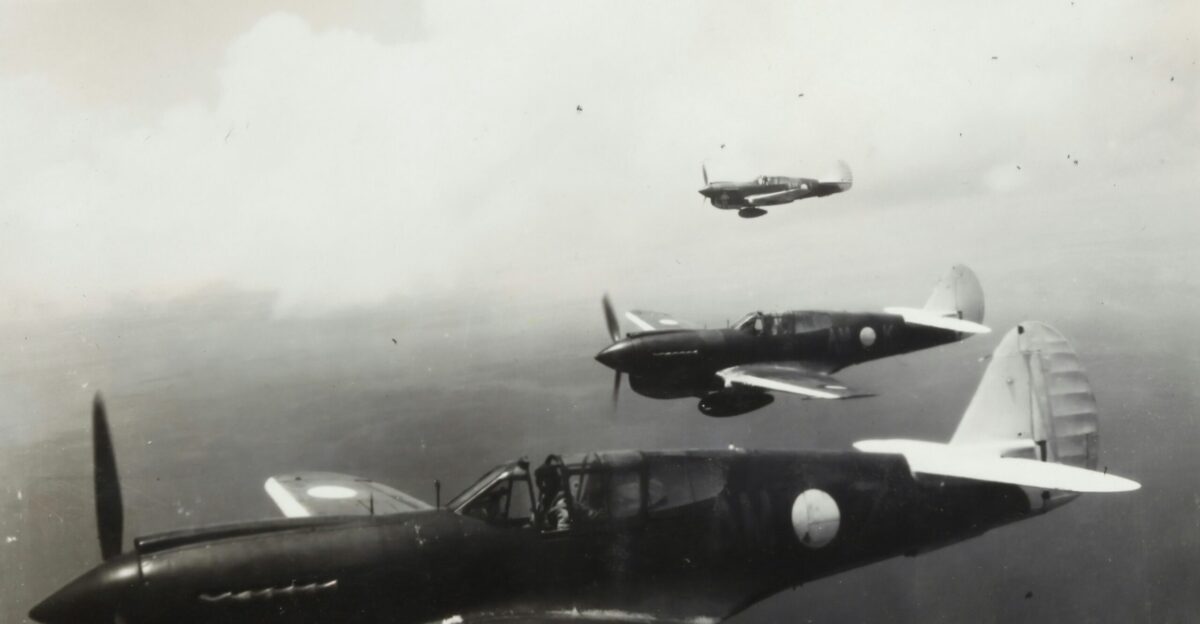 three monoplanes squadron in World War 2
