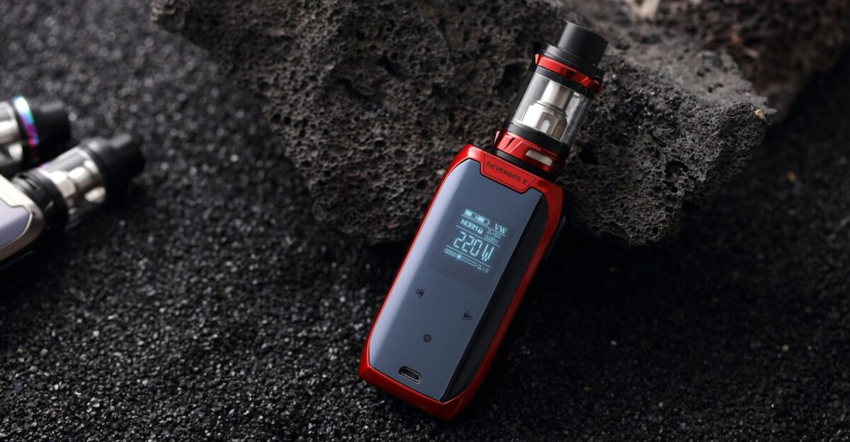 red and black box mod