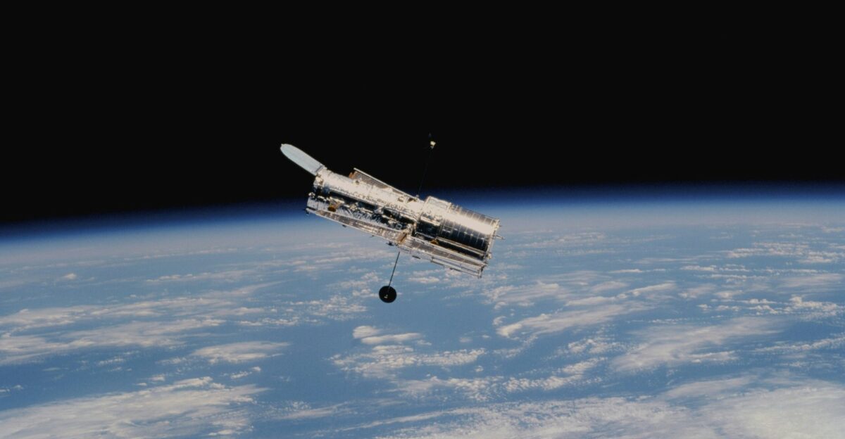Hubble Space Telescope above earth s atmosphere