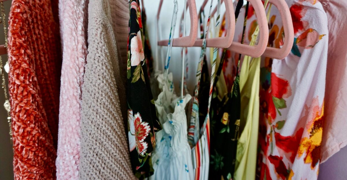 white blue and red floral textile