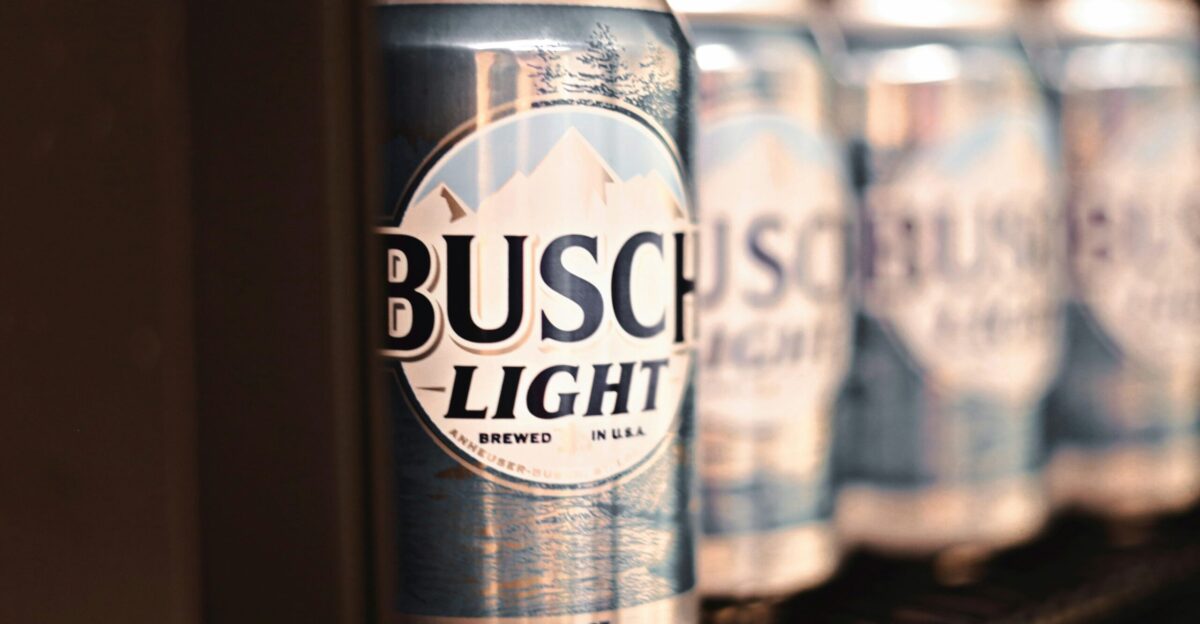 a glass bottle of alcohol