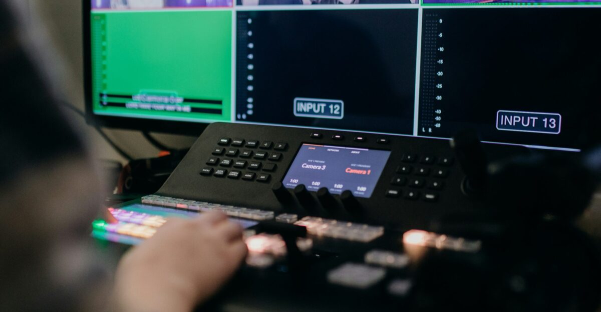 a person playing a music instrument