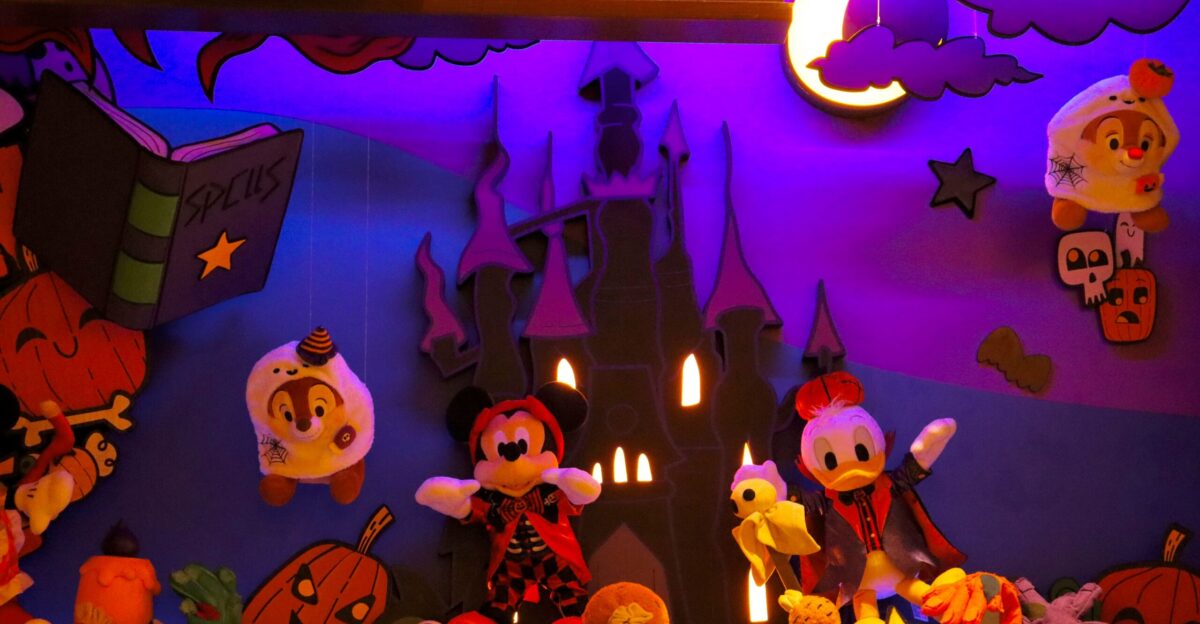 a group of toys in a room