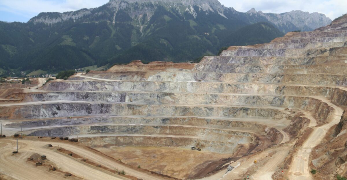 a large rocky mountain