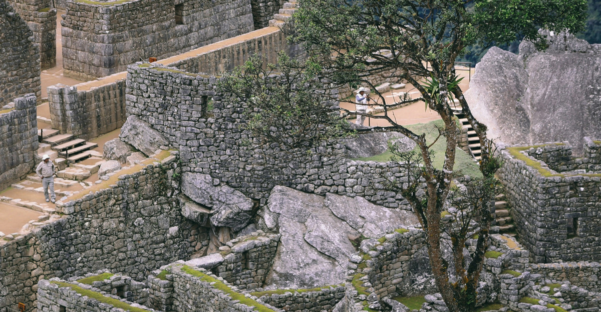 a view of the ruins of an ancient city