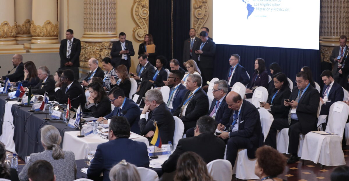 President Bernardo Ar valo of the Los Angeles Declaration on Migration and Protection on May 7 2024