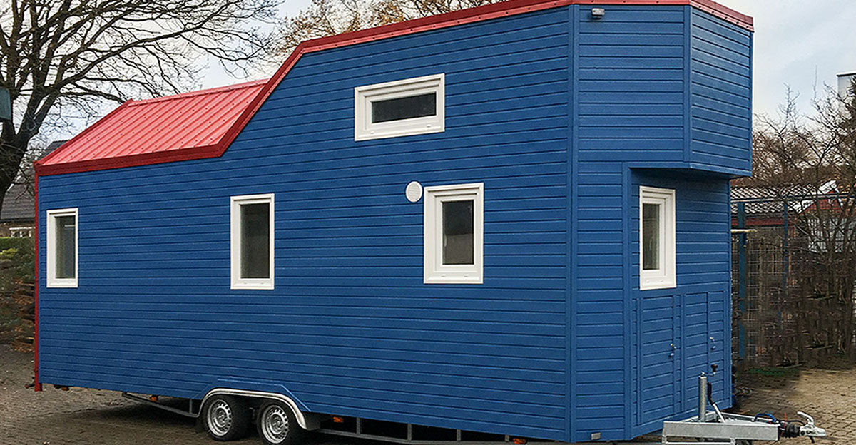 Tiny House auf PKW-Anh nger nach deutschem Recht