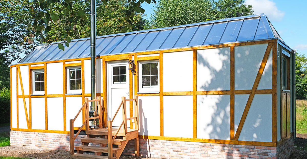 KfW-70-Energiespar-Tiny House nach deutschem Recht