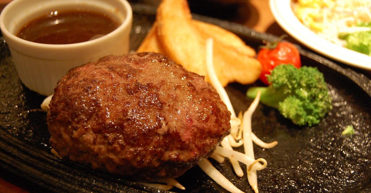 meat yazawa lunch hamburg Salisbury steak