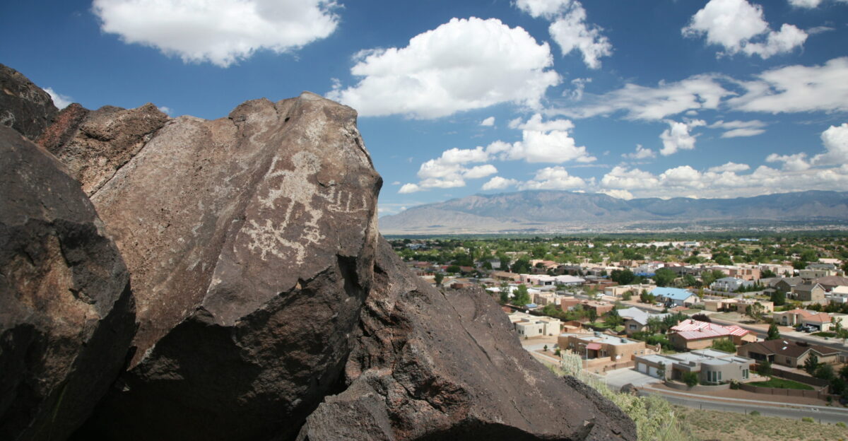 Petroglyph in Petroglyphs National Monument Albuquerque NM