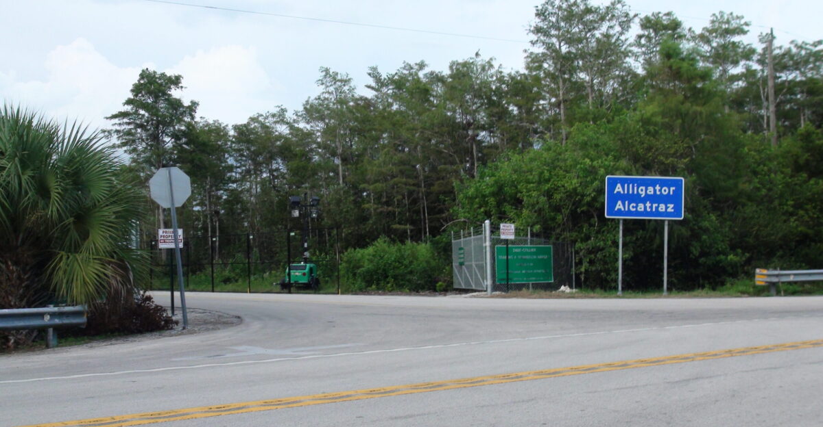 Alligator Alcatraz detention center