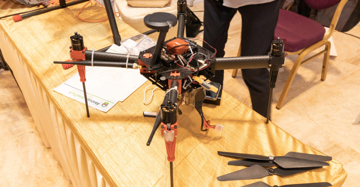 UAVs displayed at Amaravati Drone Summit