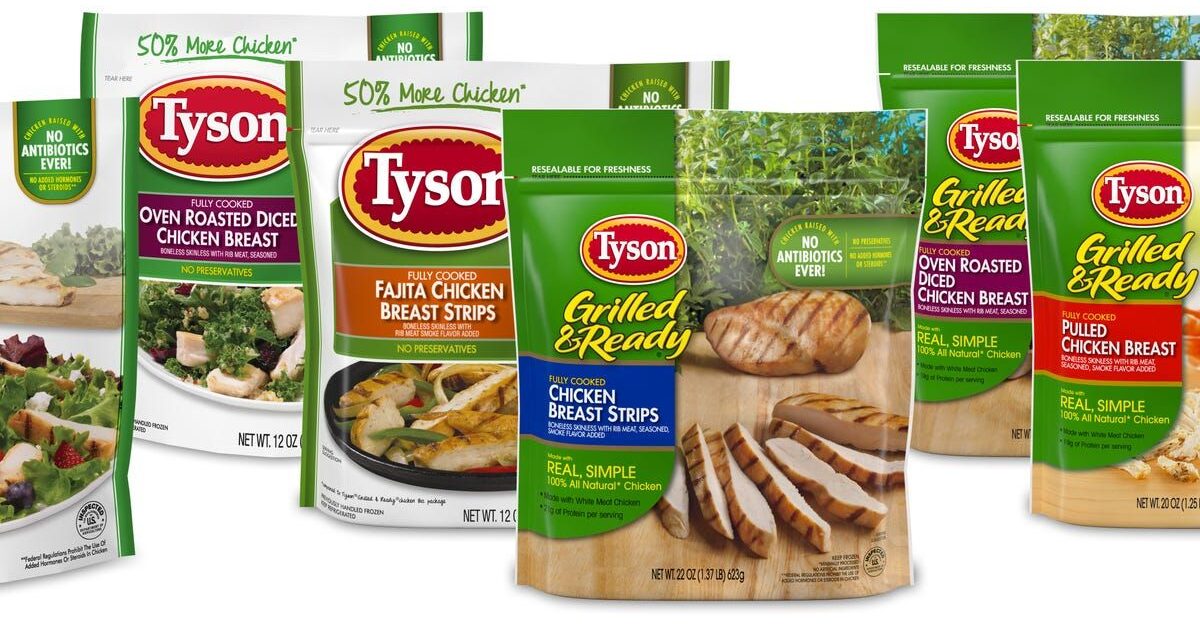 Tyson chicken recall Walmart Target Kroger sold recalled products by Mrs Hybrid Jackson
