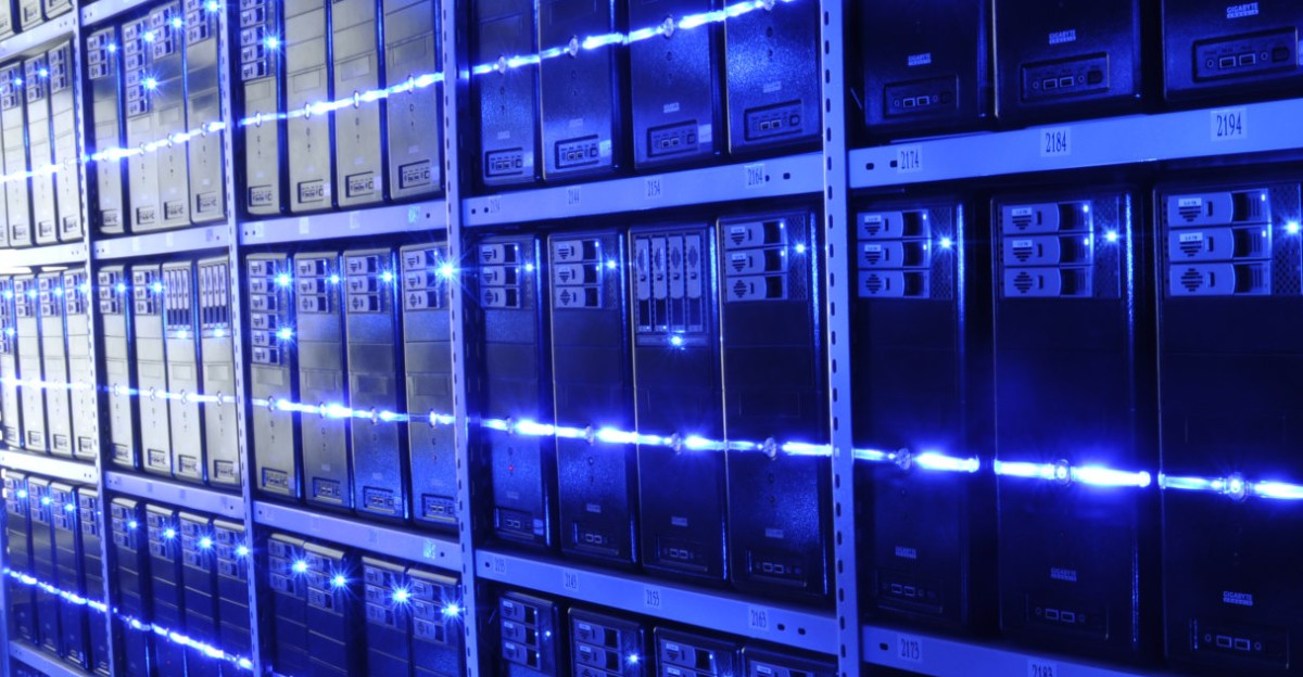 Server room of BalticServers