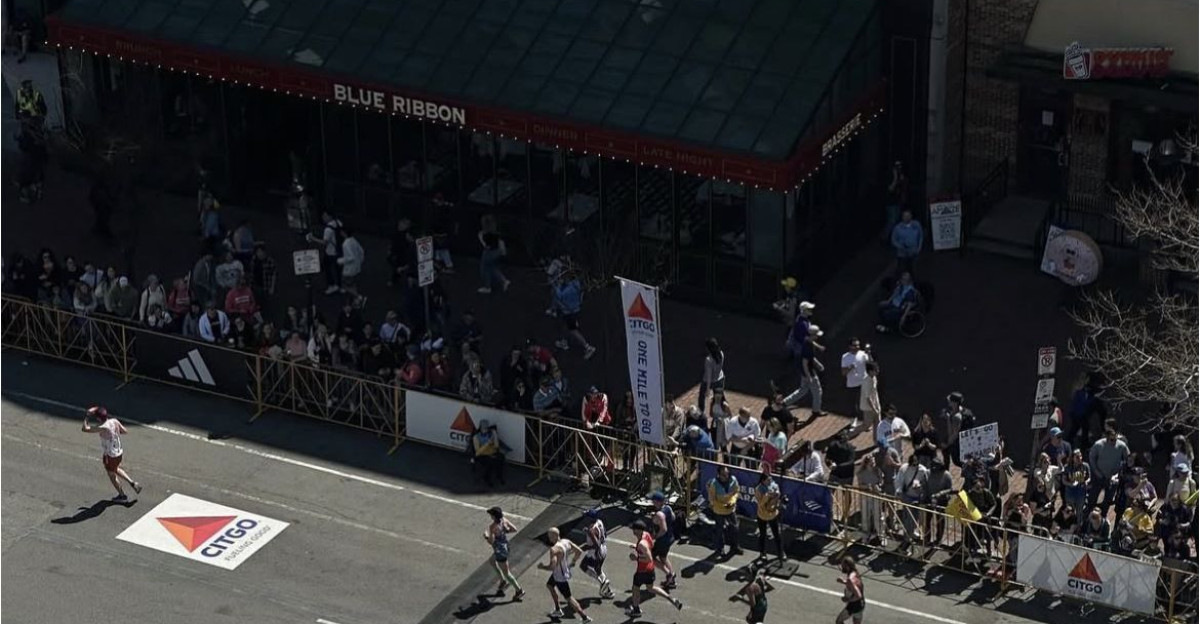 Boston Marathon by Cailey Porter