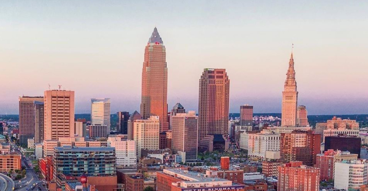 cleveland com on Instagram Happy Thursday Cleveland We love this picture-perfect snapshot of our pretty city aerialagents cleveland ohio thisiscle by amelia r