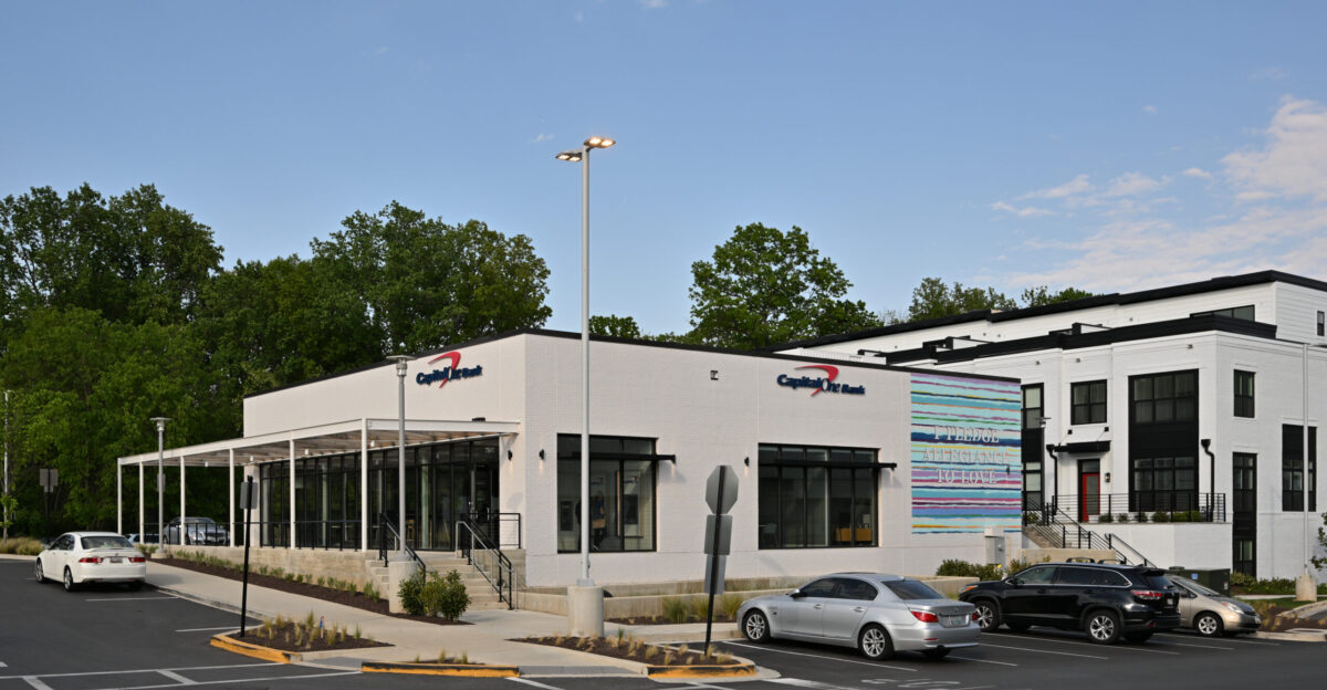 CapitalOne bank at Cabin John Village Shopping Center 7941 Tuckerman Lane Potomac Maryland 20854
